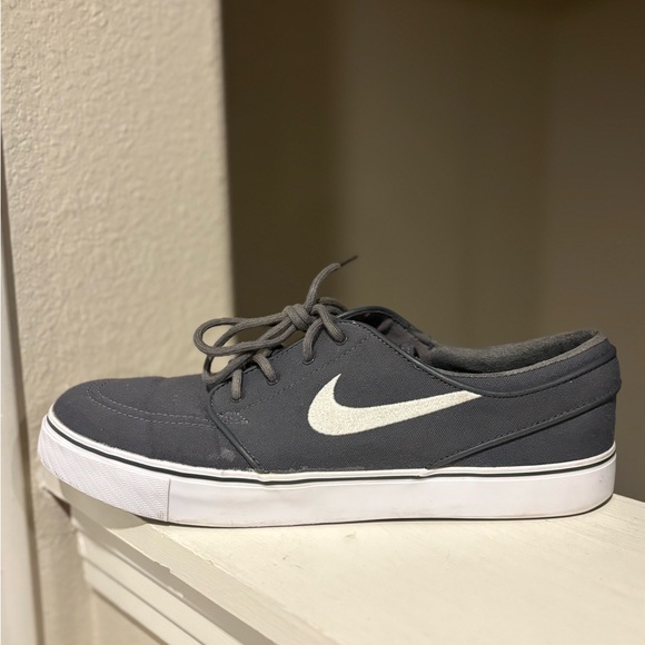Nike SB Zoom Stefan Janoski Shoes Men's 10 Gray Skateboarding Canvas 615957-027 - Picture 4 of 9